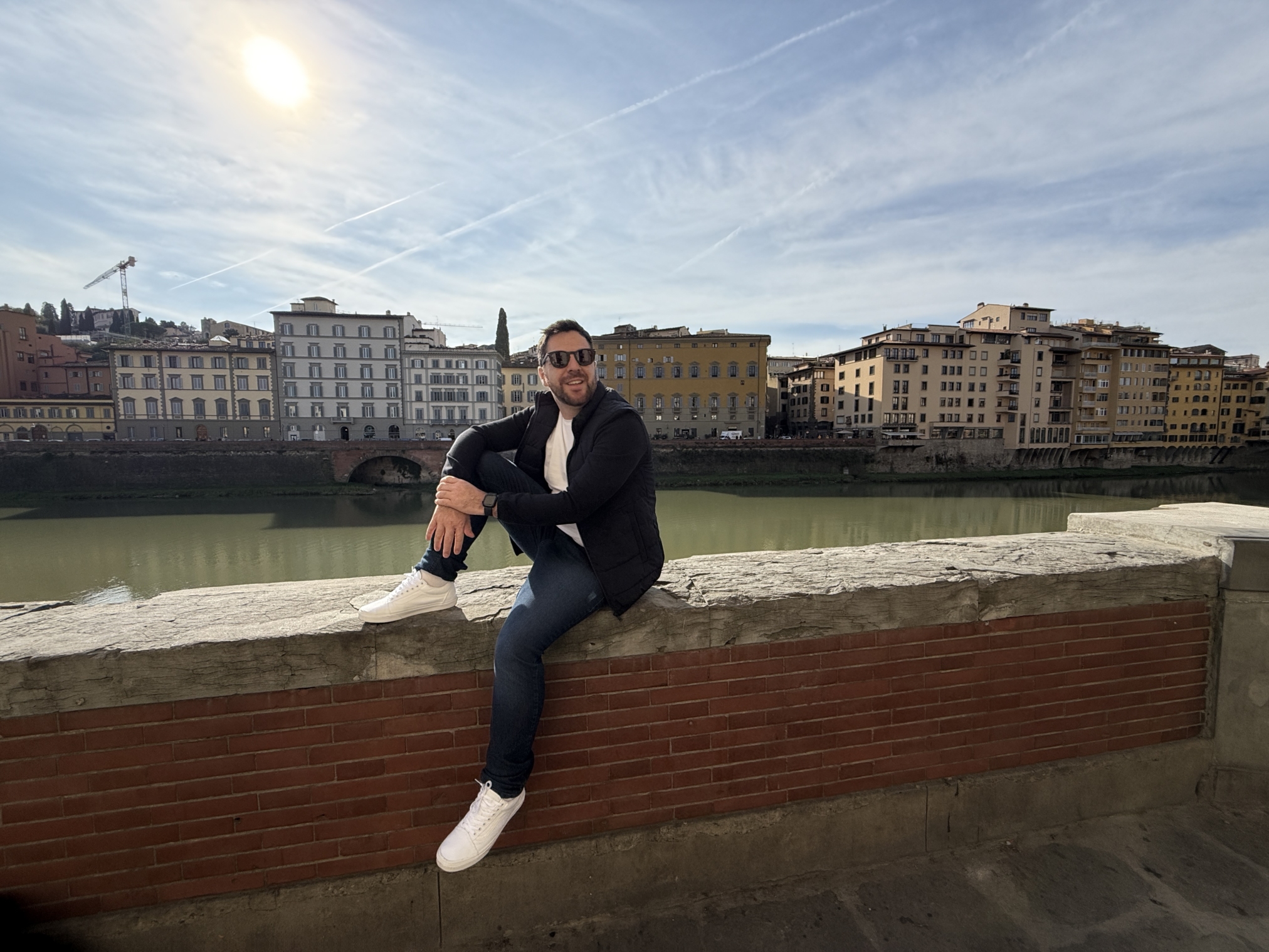 Muro em frente a Galeria Uffizi em Florença