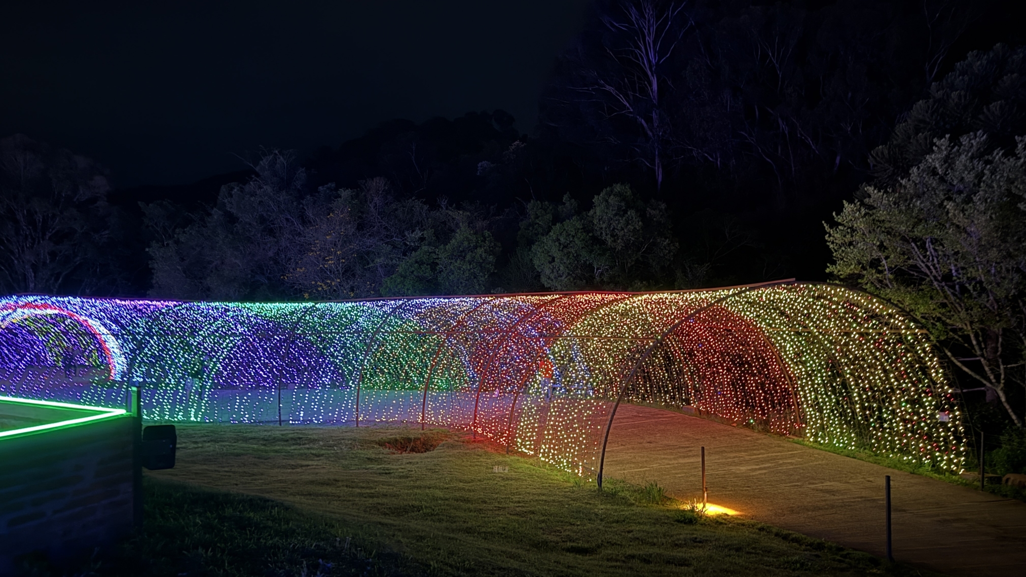 Arco de Luzes parque Lumni Gramado