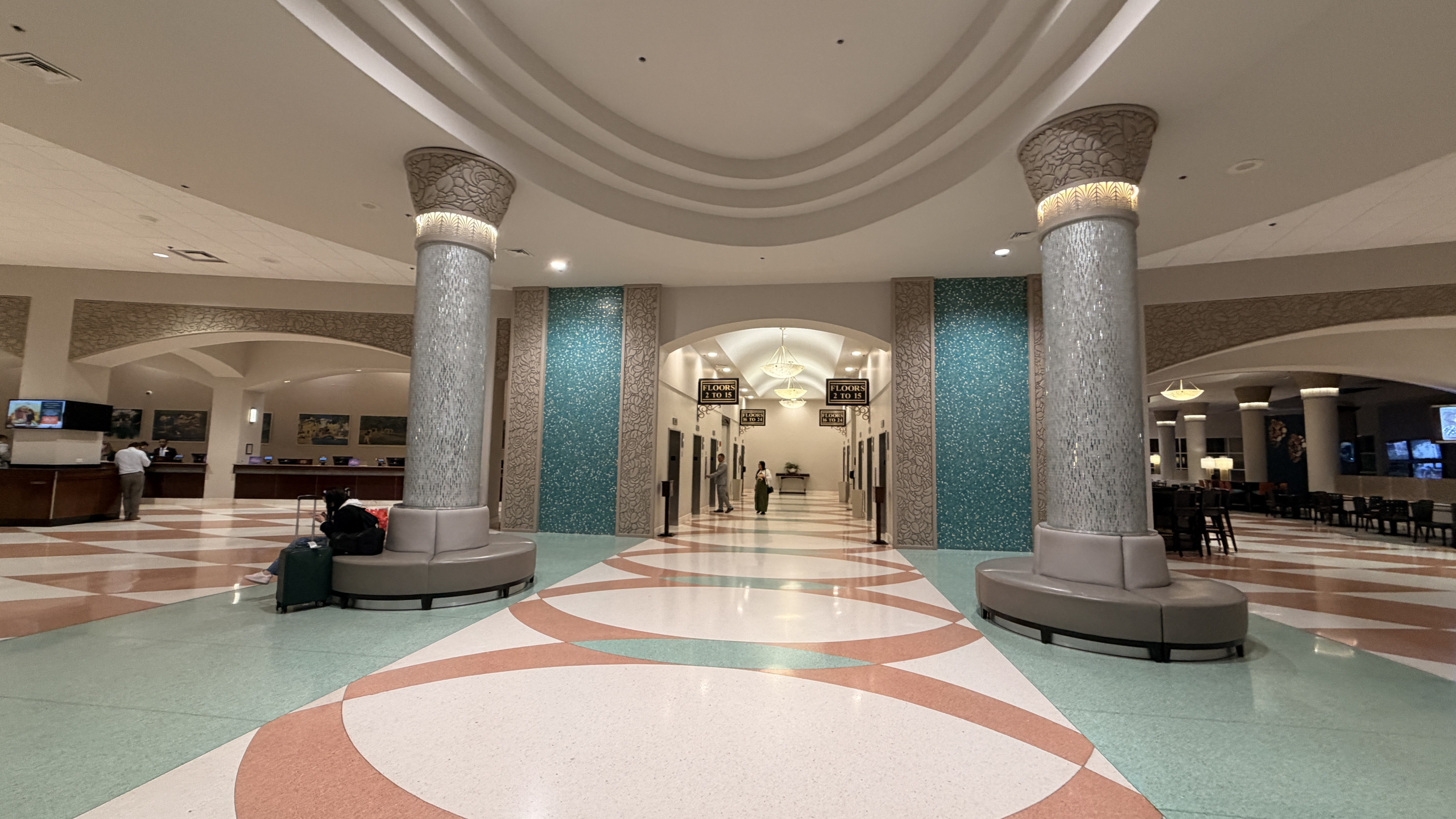 Lobby de entrada Hotel Rosen Centre, International Drive, Orlando