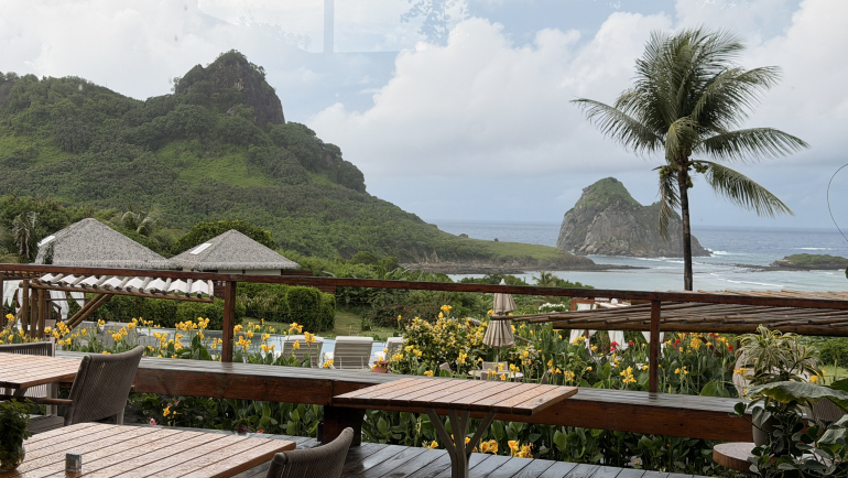 Vista Restaurante Tiaté Noronha